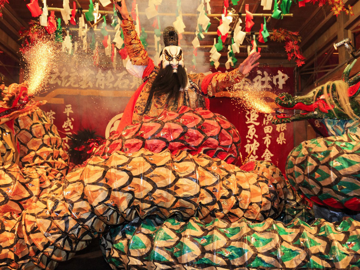 Iwami Kagura Traditional Dance_3